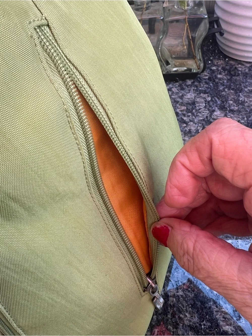 Baggallini Metro Backpack Sling Bag Green Water Resistant Travel